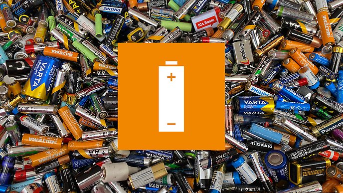Foto och ikon för batterier